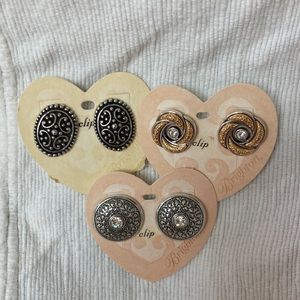 Brighton clip earrings lot